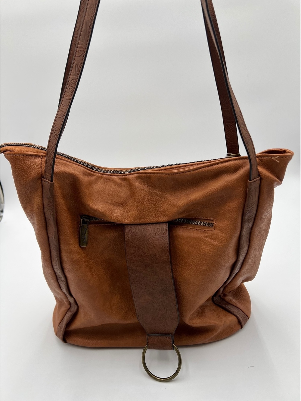 Darcy Marks London Oversized Tote • Cognac